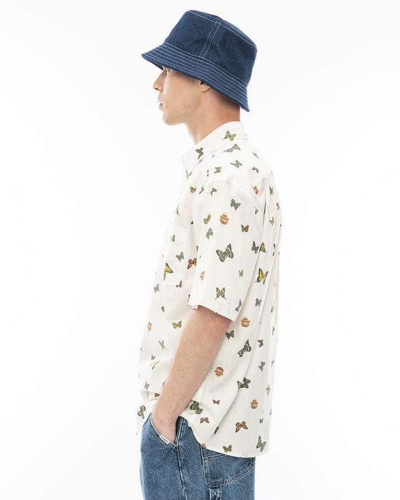 【OUTLET】ELEMENT メンズ 【SMOKEY BEAR】 SBXE DITSY SS 半袖シャツ WBS0 【2024年春夏モデル】