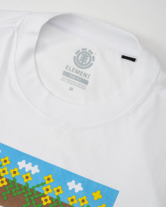 【OUTLET】【直営店限定】ELEMENT メンズ 【DONNIE O' DONNELL】 DDXE JOE O DONNELL LOGO SS Ｔシャツ WBB0 【2024年春夏モデル】
