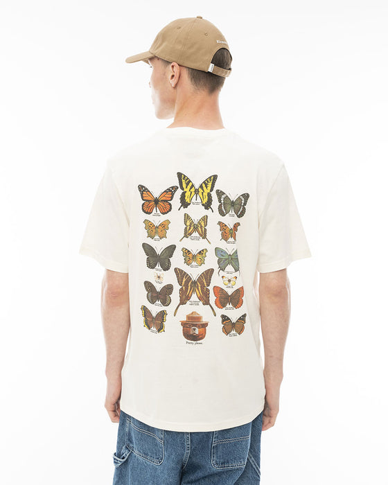 【OUTLET】ELEMENT メンズ 【SMOKEY BEAR】 SBXE BUTTERFLIES SS Ｔシャツ WBS0 【2024年春夏モデル】