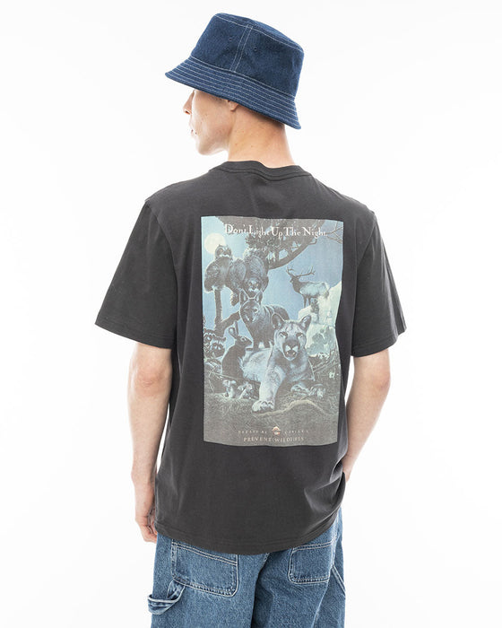 【OUTLET】ELEMENT メンズ 【SMOKEY BEAR】 SBXE NIGHT SS Ｔシャツ KTA0 【2024年春夏モデル】
