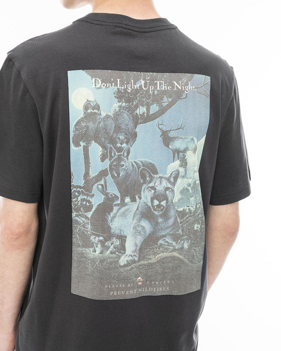 【OUTLET】ELEMENT メンズ 【SMOKEY BEAR】 SBXE NIGHT SS Ｔシャツ KTA0 【2024年春夏モデル】
