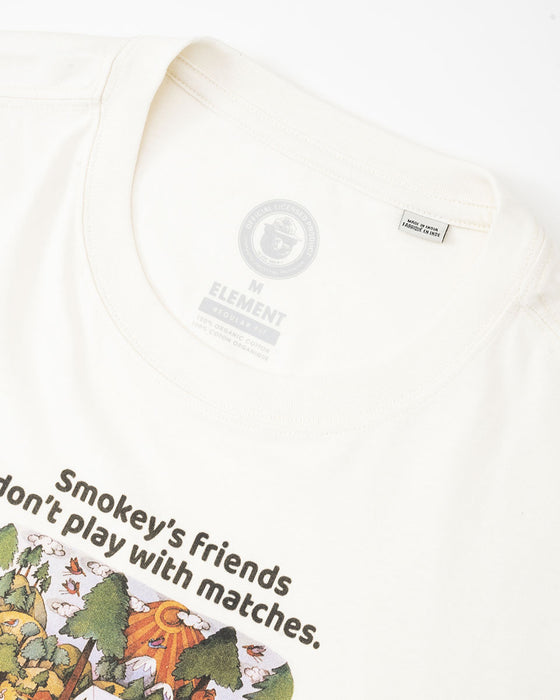 【OUTLET】ELEMENT メンズ 【SMOKEY BEAR】 SBXE PREVENT SS Ｔシャツ WBS0 【2024年春夏モデル】