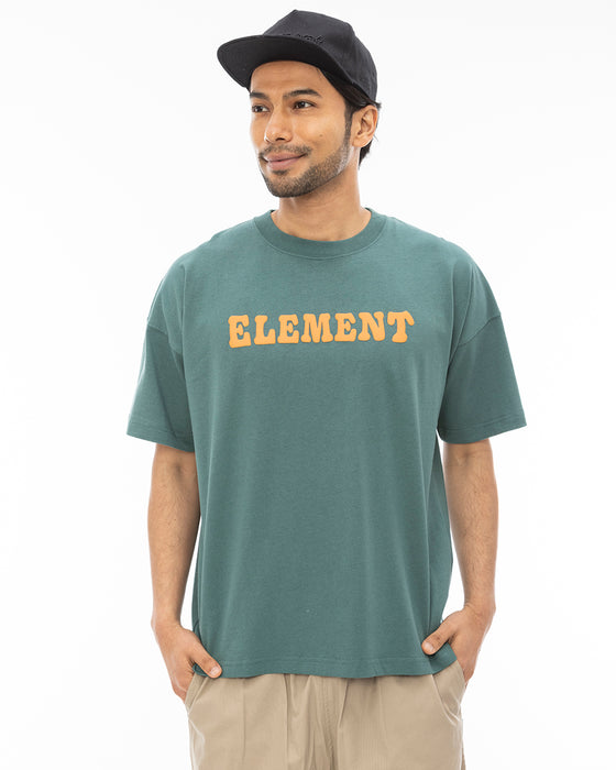 【OUTLET】ELEMENT メンズ FLOWER CHILD SS Ｔシャツ GRN 【2024年春夏モデル】