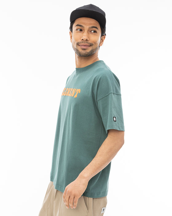 【OUTLET】ELEMENT メンズ FLOWER CHILD SS Ｔシャツ GRN 【2024年春夏モデル】
