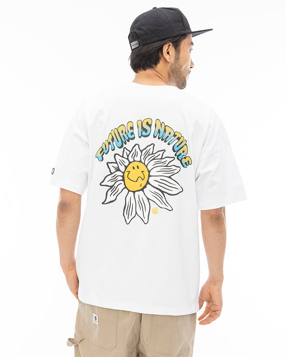 【OUTLET】ELEMENT メンズ FLOWER CHILD SS Ｔシャツ WHT 【2024年春夏モデル】
