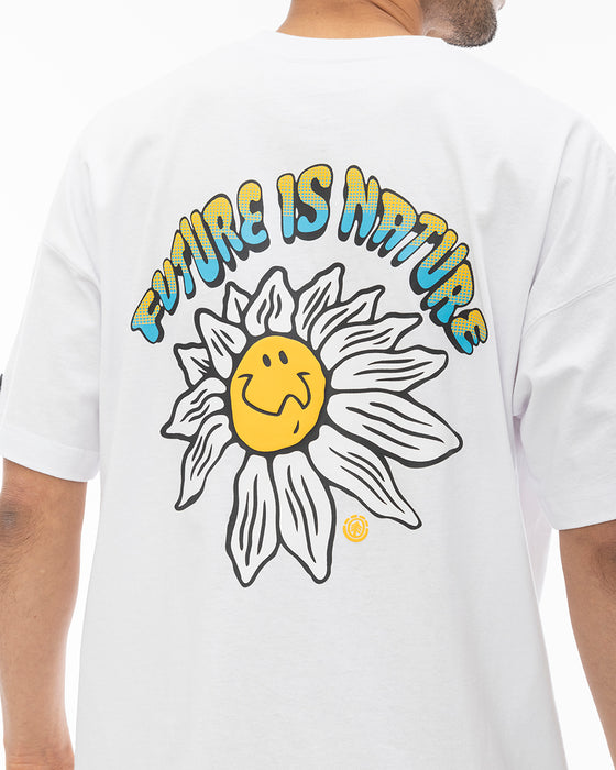 【OUTLET】ELEMENT メンズ FLOWER CHILD SS Ｔシャツ WHT 【2024年春夏モデル】