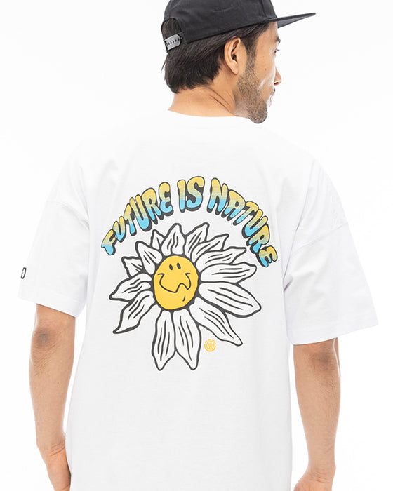 【OUTLET】ELEMENT メンズ FLOWER CHILD SS Ｔシャツ WHT 【2024年春夏モデル】