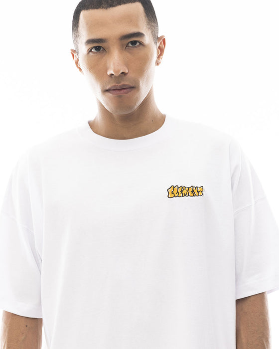 ELEMENT メンズ ACOMPANY SS Ｔシャツ WHT 【2024年春夏モデル】