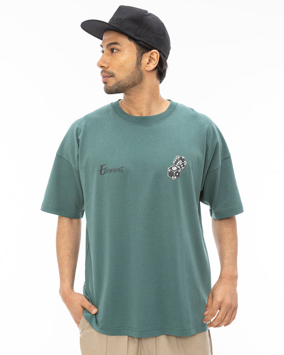 【OUTLET】ELEMENT メンズ DICE SS Ｔシャツ GRN 【2024年春夏モデル】