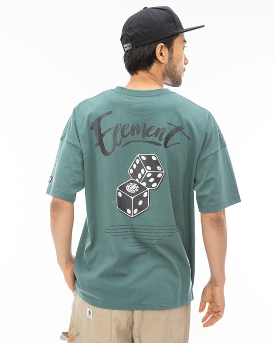 【OUTLET】ELEMENT メンズ DICE SS Ｔシャツ GRN 【2024年春夏モデル】