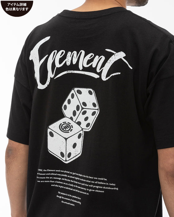 【OUTLET】ELEMENT メンズ DICE SS Ｔシャツ GRN 【2024年春夏モデル】