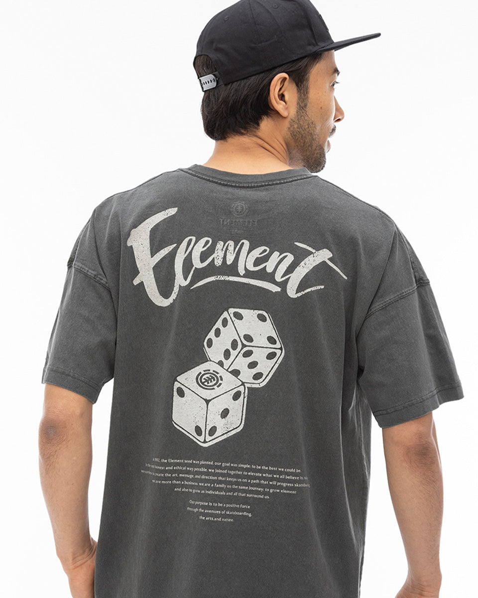 OUTLET】ELEMENT メンズ DICE SS Tシャツ SBK 【2024年春夏モデル】