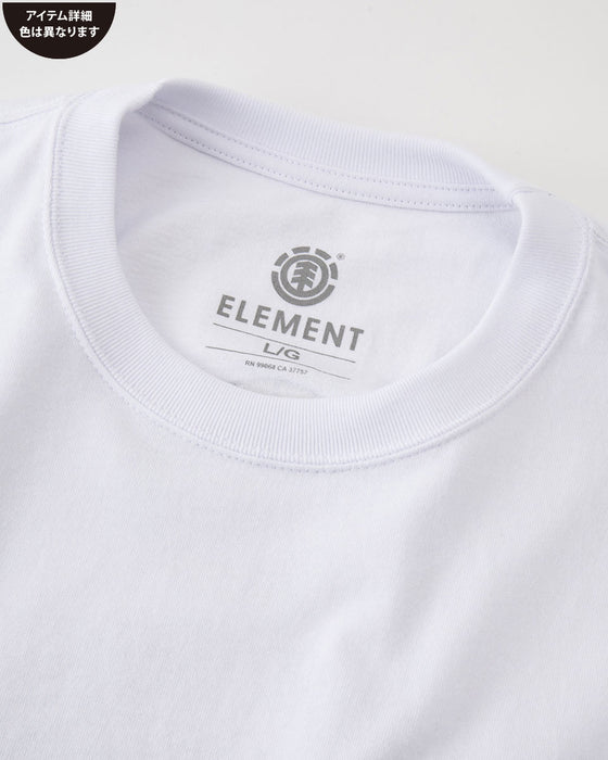 【OUTLET】ELEMENT メンズ TIMBER OMEN SS Ｔシャツ SBK 【2024年春夏モデル】