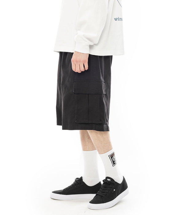 【OUTLET】ELEMENT メンズ SHOD PANTS CHINO_CA ウォークパンツ/ショートパンツ FBK 【2024年春夏モデル】