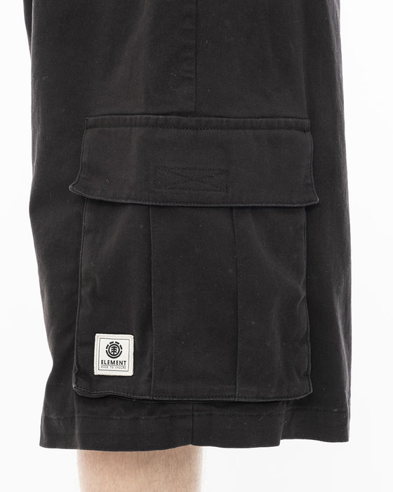 【OUTLET】ELEMENT メンズ SHOD PANTS CHINO_CA ウォークパンツ/ショートパンツ FBK 【2024年春夏モデル】
