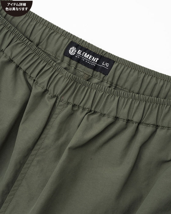 【OUTLET】ELEMENT メンズ SHOD PANTS SNOW CA_05 WR ロングパンツ FBK 【2024年春夏モデル】