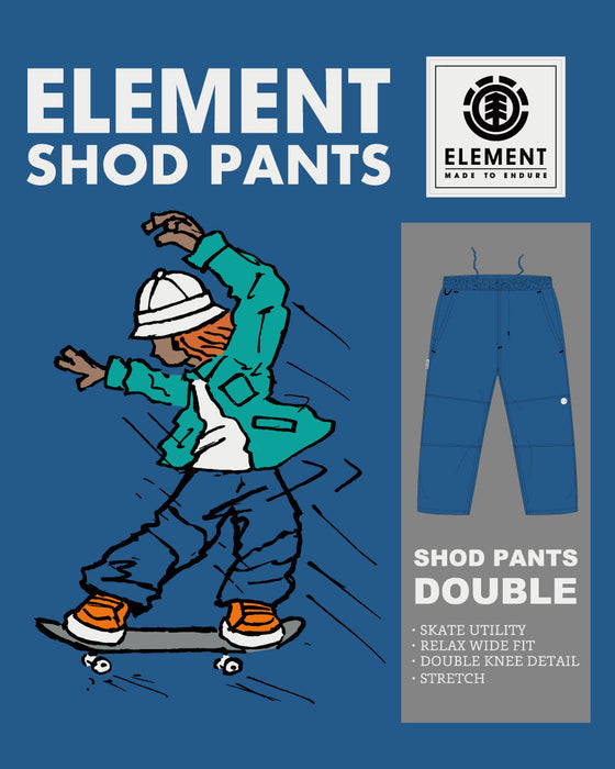 【OUTLET】ELEMENT メンズ SHOD PANTS DOUBLE デニムパンツ BDM 【2024年春夏モデル】