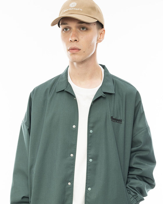 【OUTLET】ELEMENT メンズ MT COACH JACKET ジャケット GRN 【2024年春夏モデル】