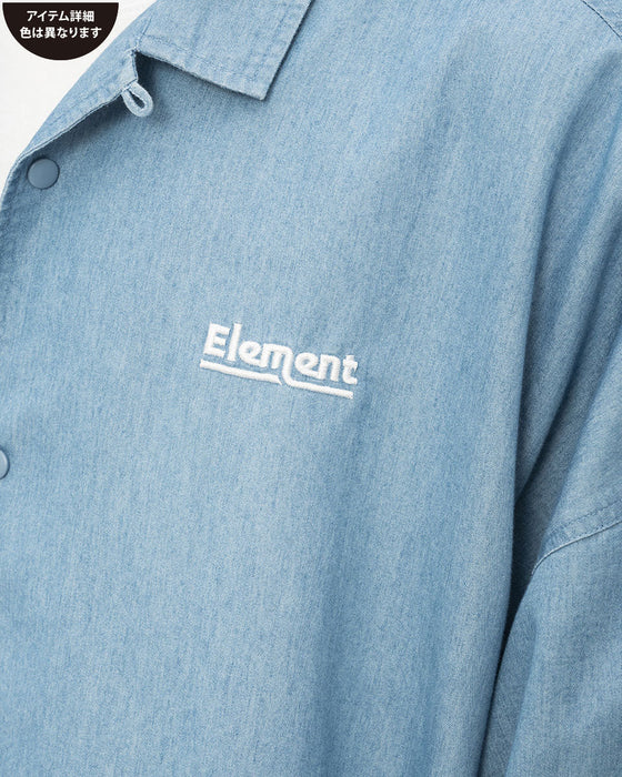 【OUTLET】ELEMENT メンズ MT COACH JACKET ジャケット GRN 【2024年春夏モデル】