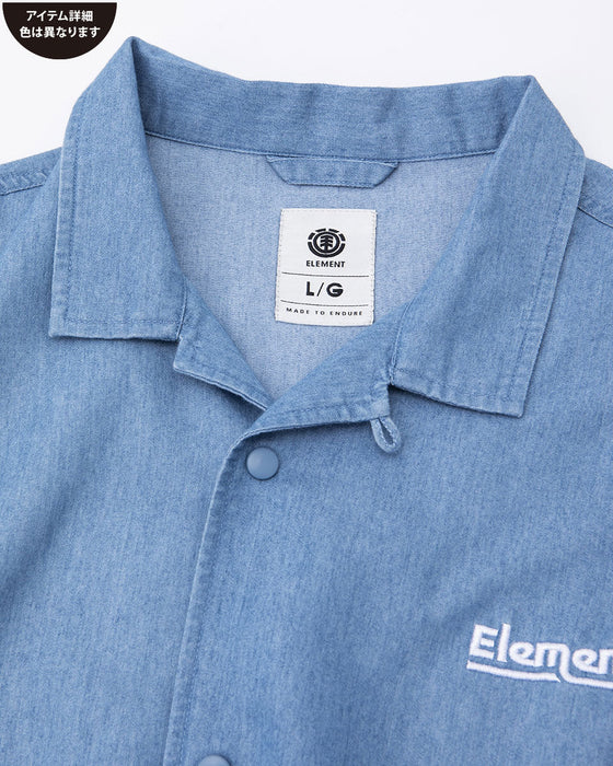 【OUTLET】ELEMENT メンズ MT COACH JACKET ジャケット GRN 【2024年春夏モデル】