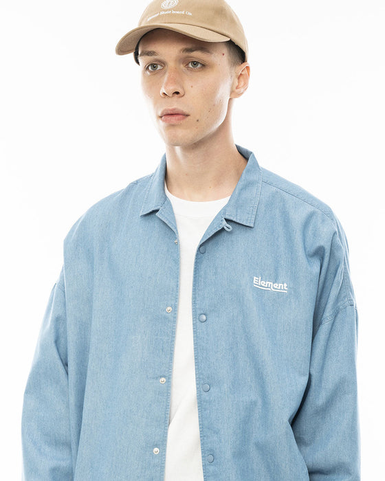 【OUTLET】ELEMENT メンズ MT COACH JACKET ジャケット GRN 【2024年春夏モデル】
