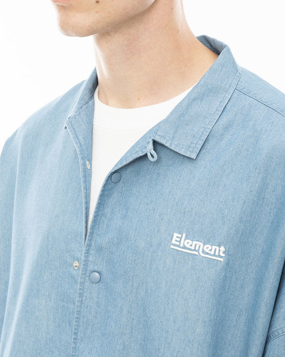 【OUTLET】ELEMENT メンズ MT COACH JACKET ジャケット GRN 【2024年春夏モデル】