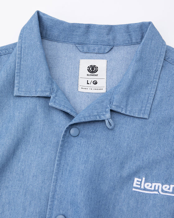 【OUTLET】ELEMENT メンズ MT COACH JACKET ジャケット GRN 【2024年春夏モデル】