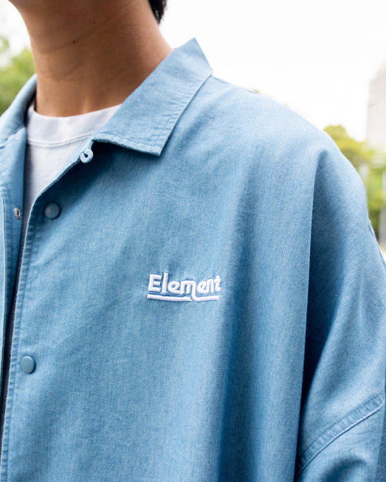 【OUTLET】ELEMENT メンズ MT COACH JACKET ジャケット GRN 【2024年春夏モデル】