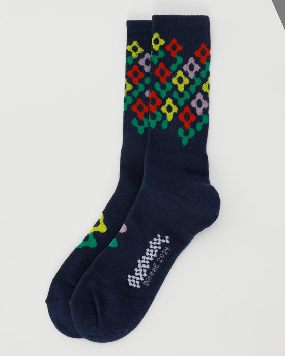 【OUTLET】ELEMENT メンズ 【DONNIE O' DONNELL】 DDXE FLOWERS SOCKS 2PK ソックス NMS0 【2024年春夏モデル】