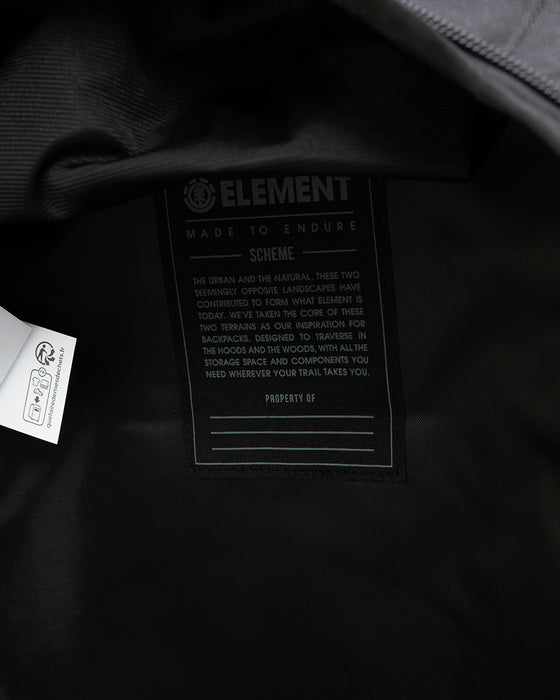 【OUTLET】ELEMENT メンズ SCHEME DLX V バックパック FBK 30L 【2024年春夏モデル】