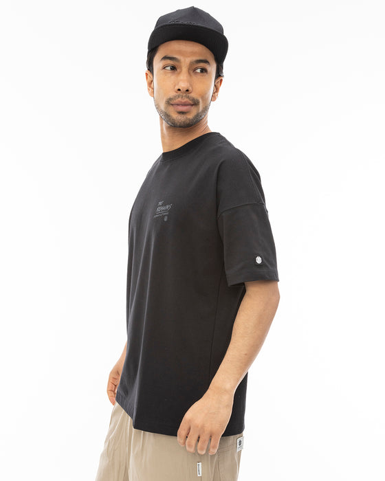 【OUTLET】【直営店限定】ELEMENT メンズ THE REMAINS NYC SS Ｔシャツ FBK 【2024年春夏モデル】
