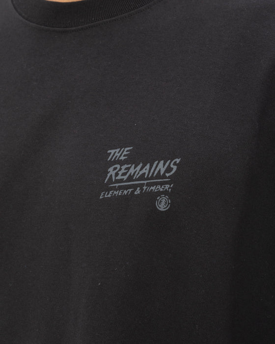 【OUTLET】【直営店限定】ELEMENT メンズ THE REMAINS NYC SS Ｔシャツ FBK 【2024年春夏モデル】
