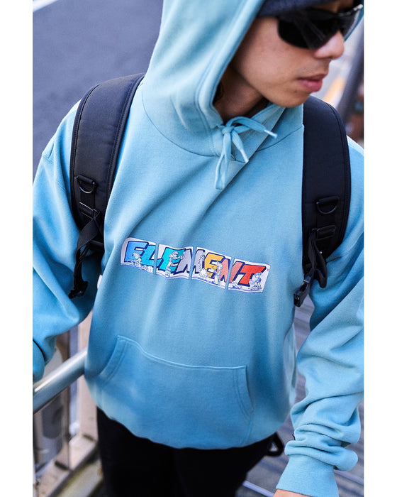 【SALE】ELEMENT メンズ KAMO 4 HOOD パーカー SLT 【2024年秋冬モデル】