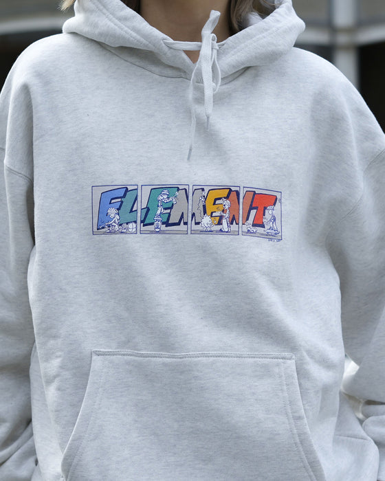 【SALE】ELEMENT メンズ KAMO 4 HOOD パーカー WHH 【2024年秋冬モデル】