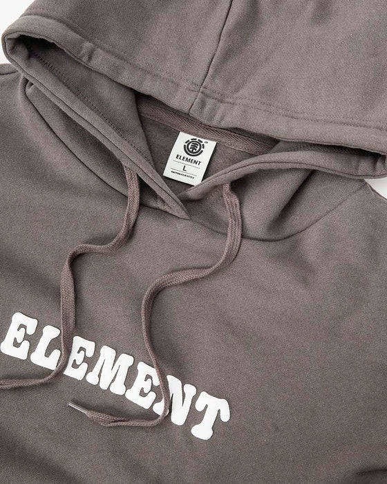 【SALE】ELEMENT メンズ BUBBLE LOGO HOOD パーカー GRY 【2024年秋冬モデル】