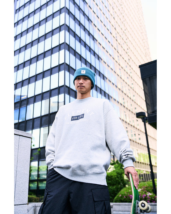 【SALE】ELEMENT メンズ FOR LIFE CREW トレーナー WHH 【2024年秋冬モデル】