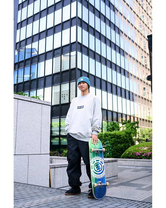 【SALE】ELEMENT メンズ FOR LIFE CREW トレーナー WHH 【2024年秋冬モデル】