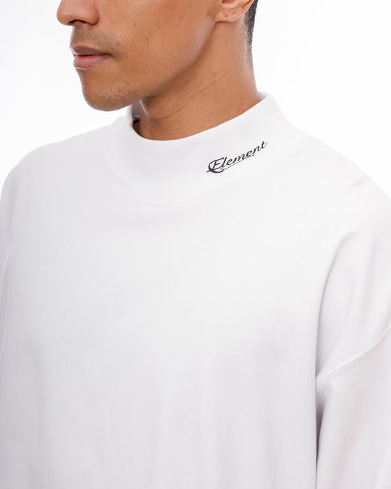 ELEMENT メンズ NECK LS ロンＴ WHT 【2024年秋冬モデル】 XL / WHT