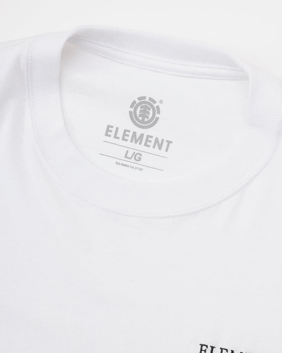 ELEMENT メンズ PHOTO LS ロンＴ WHT 【2024年秋冬モデル】 XL / WHT