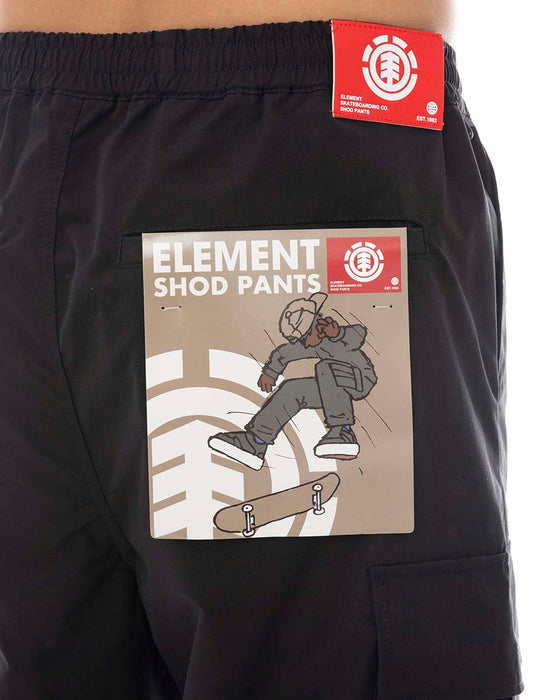 ELEMENT メンズ SHOD PANTS CA05 ロングパンツ FBK 【2024年秋冬モデル】