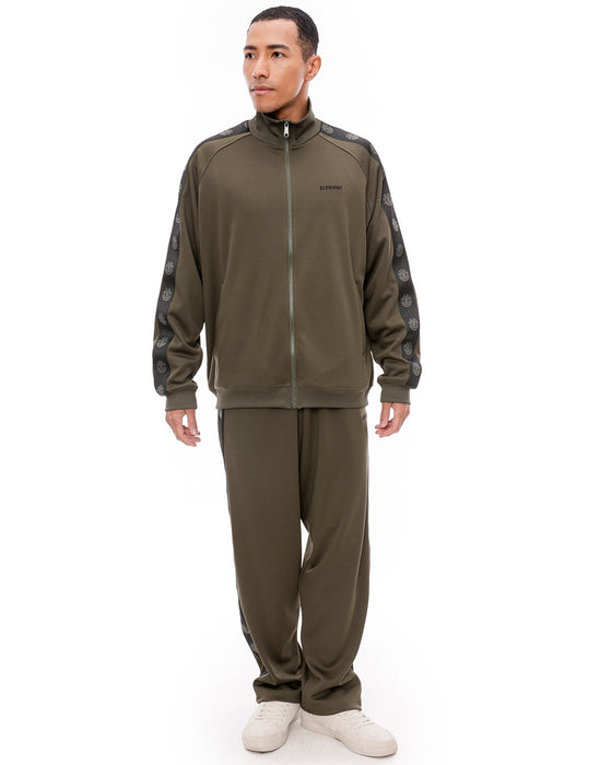 【OUTLET】ELEMENT メンズ TRACK LIST PANTS セットアップボトムス FBK 【2024年秋冬モデル】