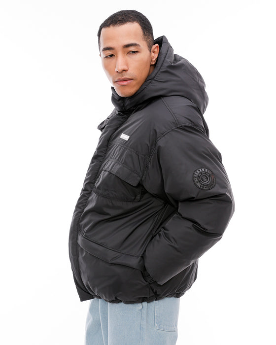 ELEMENT メンズ BIGGIE PUFFY JACKET ジャケット FBK 【2024年秋冬モデル】 XL / FBK