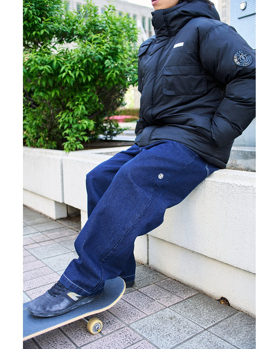 【SALE】ELEMENT メンズ BIGGIE PUFFY JACKET ジャケット FBK 【2024年秋冬モデル】