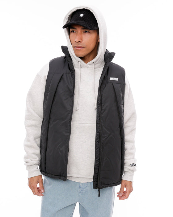 【OUTLET】ELEMENT メンズ BIGGIE PUFFY VEST ベスト FBK 【2024年秋冬モデル】