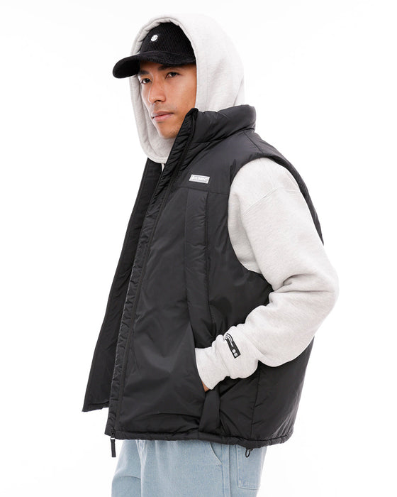 【OUTLET】ELEMENT メンズ BIGGIE PUFFY VEST ベスト FBK 【2024年秋冬モデル】