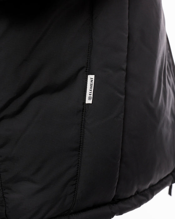【OUTLET】ELEMENT メンズ BIGGIE PUFFY VEST ベスト FBK 【2024年秋冬モデル】