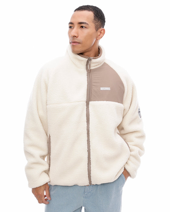 【OUTLET】ELEMENT メンズ BOA JACKET ジャケット BEG 【2024年秋冬モデル】