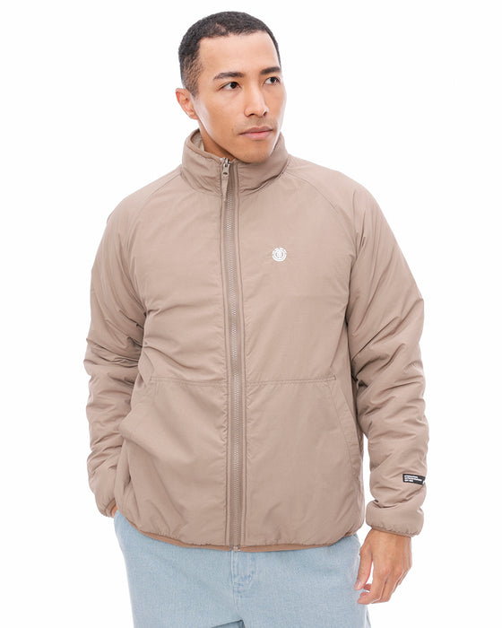 【OUTLET】ELEMENT メンズ BOA JACKET ジャケット BEG 【2024年秋冬モデル】