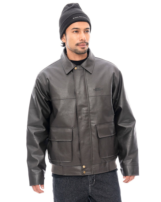 【OUTLET】ELEMENT メンズ PARTY UP JACKET ジャケット BRW 【2024年秋冬モデル】