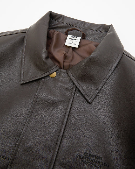 【OUTLET】ELEMENT メンズ PARTY UP JACKET ジャケット BRW 【2024年秋冬モデル】